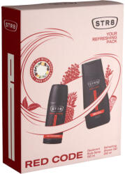 STR8 Red Code férfi ajándékcsomag tusfürdő + dezodor