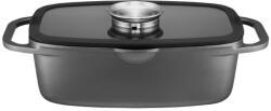 Ambition Graphite sütőtál fedővel 32x21cm 6 l (5907530432637)