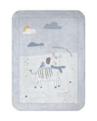 KikkaBoo takaró polár 80x110cm zebra - babamarket