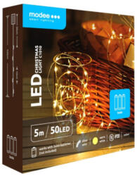 Modee Karácsonyi LED Füzér Réz Elemes C1010 (ML-C1010)