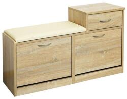 Unic Spot Junda cipőszekrény, fehérített tölgy