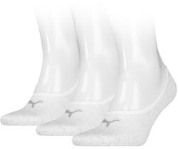 PUMA Puma, Uniszex logós titokzokni szett - 3 pár, Törtfehér/Szürke, 39-42 (171002001-014-39-42)