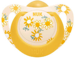 Nuk Star baba cumi latex 18-36 h, sárga - pindurka