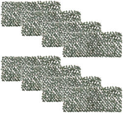 Outsunny 8 db-os mesterséges zöld falpanel, bővíthető úszófűvel ellátott adatvédelmi kerítés