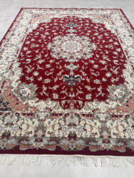 Nílus Vintage Perzsa szőnyeg (26) Tabriz Bordó-Krém 300x400cm