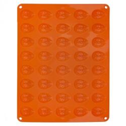 ORION Sütőforma, szilikon, Dió, 40, narancssárga (151760)