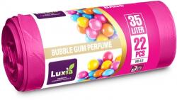 Luxia Saci menaj cu urechi Luxia, HDLD, Bubble gum, 35 L, 22buc/rola LUX-4118