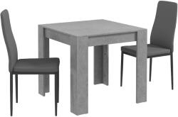 Homcom étkezőgarnitúra 2 fő részére, 3 részes étkezőgarnitúra és