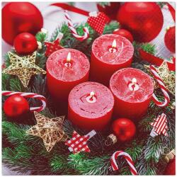 PAW Szalvéta Piros karácsonyi 33x33 cm (5906360366570)