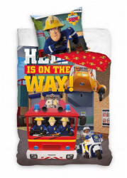 Carbotex Sam a tűzoltó ovis ágyneműhuzat way 100x135cm 40x60cm