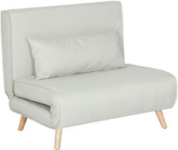 Homcom 3 az 1-ben fotelágy összecsukható háttámlával, bézs