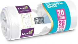 Luxia Saci menajeri vanilie alb Luxia, urechi HDLD, 20 L, 28 buc/rola LUX-4098