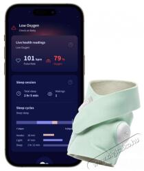 Owlet Dream Sock okos zokni 0-18 hónapig - Menta - digitalko