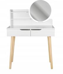 Scandi Kozmetikai hiúság tükörrel - SCANDI fehér