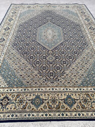  Vintage Perzsa szőnyeg (21) Hamadan Kék-Bézs 300x400cm