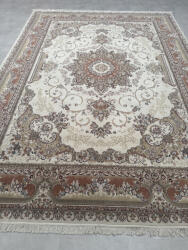 Nílus Vintage Perzsa szőnyeg (25-27) Tebriz Krém Lux 300x400cm