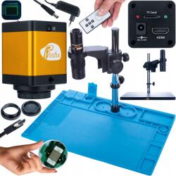 Rosfix Rosfix Earth Pro digitális mikroszkóp MCEP-0.5X + PEGASUS Pro KMPP-HDMI-TF 12mp kamera + szilikon alátét (vas talp) 480x320mm