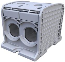 SIMBLOCK STB 300-2 menetes sínes csatlakozó - Al/Cu, 87920, szürke