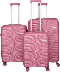  PTN WA06-SET3-2471 Rózsaszín bőrönd szett