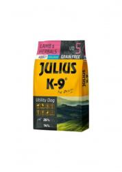 Julius-K9 Julius K-9 Grain Free Adult Utility Dog - Lamb & Herbals 3 kg (UD4)