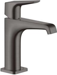 Hansgrohe Citterio E - Mosdócsaptelep leeresztővel, csiszolt fekete króm 36111340 (36111340)