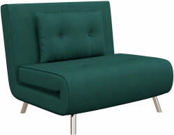 Homcom 3 az 1-ben összecsukható fotelágy - bársony párnával