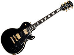 Epiphone 'Inspired by Gibson Custom Modern' Les Paul Custom Ebony - kemény tokkal!