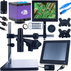 Rosfix Earth Pro MCEP-0.5X-PZRR digitális mikroszkóp állítható karral + 8 hüvelykes kijelzővel + digitális mikroszkóp tartóval + Tucana kamerával