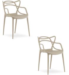  Krzesło KATO - beż x 2