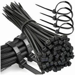  Erős kábelkötegelők, bilincsek, kábelkötegelők, fekete kábelkötegelők, 4x100mm, 50 db (REALB2B-12949)