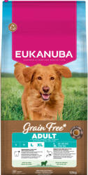 EUKANUBA 2x12kg Eukanuba Grain Free Adult Large bárány száraz kutyatáp