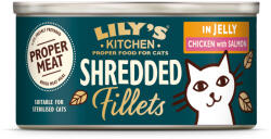 Lily's Kitchen 24x70g Lily's Kitchen Shredded Fillets nedves macskatáp - Csirke & lazac