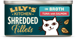 Lily's Kitchen 24x70g Lily's Kitchen Shredded Fillets nedves macskatáp - Tonhal & lazac