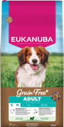 EUKANUBA 12kg Eukanuba Grain Free Adult Small & Medium bárány száraz kutyatáp