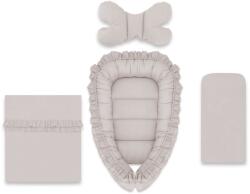MimiNu by Kieczmerski MimiNu, Royal, set pentru bebelusi, 4 piese, bej