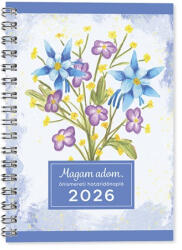 PD Calendar Határidőnapló Period A/5 heti önismereti kék 2026