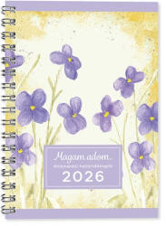 PD Calendar Határidőnapló Period A/5 heti önismereti lila 2026