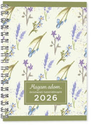 PD Calendar Határidőnapló Period A/5 heti önismereti zöld 2026