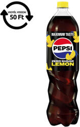 Pepsi Üdítőital szénsavas PEPSI Zero Lemon 1, 5L DRS