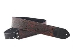 RightOnStraps Leathercraft Blackguard Black Gitárszíj (LEATHER-BLACKGUARD-BLK)
