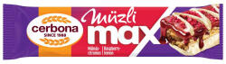 Cerbona Max Müzliszelet Málna-Citrom Málna-Karamell Réteg Joghurtos Talp 30 g