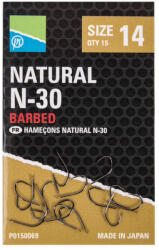 Preston Háčiky Preston NATURAL N-30 15 ks 10