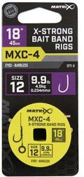 Matrix MXC-4 X-Strong Bait Band Rig 45cm 0.23mm méret 12 / 8x