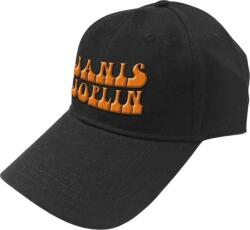 Janis Joplin Orange Logo Black UNI (JOPCAP01OB)