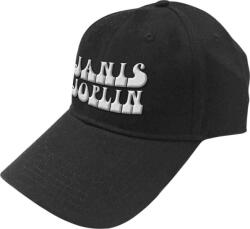 Janis Joplin White Logo Black UNI (JOPCAP01WB)