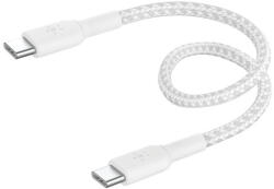 Belkin BoostCharge USB kábel USB 2.0 0, 15 M USB C 60 W Fehér (CAB004BT0MWH)