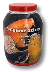 VELDA 3-Colour Sticks 3 színű haleledel, haltáp multivitaminokkal minden halfajta számára 3000 ml