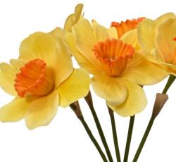  Művirág nárcisz csokor 15 cm x 15 cm x 39 cm sárga