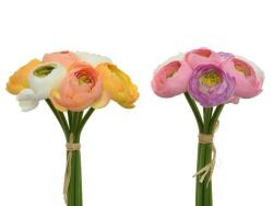  Boglárka művirág csokor, két változatban, 14x19 cm