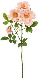  Japánrózsa lazac színű műnövény 61 cm